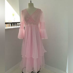 Vintage like new Silfra lingerie night dress made in Italy 70s